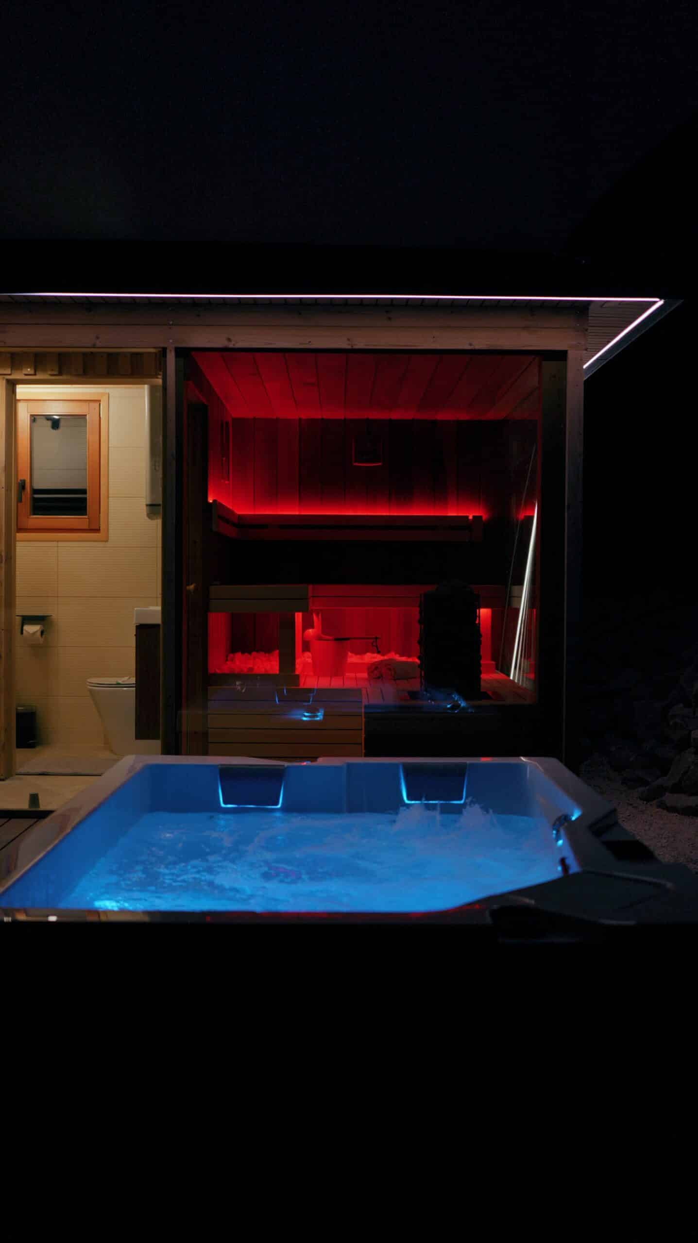 Cozy Glamping fa vendégház szaunával és jacuzzival
